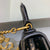 Balen Hourglass Mini Handbag With Chain In Black, For Women,  Bags 4.7in/12cm