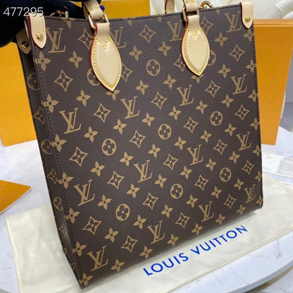 LV Sac Plat PM Monogram Canvas For Women, Women’s Handbags, Shoulder And Crossbody Bags 11.8in/30cm LV M45848