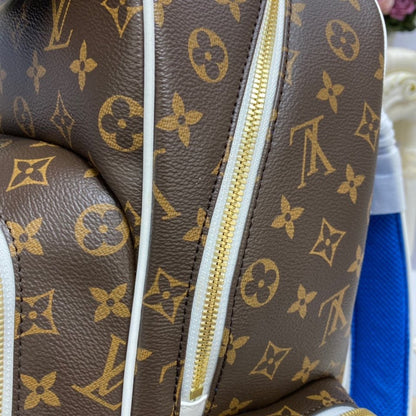 LV x NBA New Backpack Monogram Canvas By Virgil Abloh For Men, Bags 15.7in/40cm LV M45581