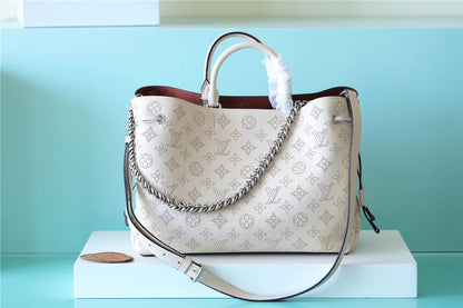 LV Bella Tote Mahina Creme Beige For Women,  Shoulder And Crossbody Bags 12.6in/32cm LV M59203