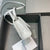 Balen Hourglass Mini Handbag In White, For Women,  Bags 4.7in/12cm 6373721LR6Y9016