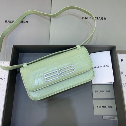 Balen Gossip Small Shoulder Bag Light Green, For Women,  Bags 9.1in/23cm