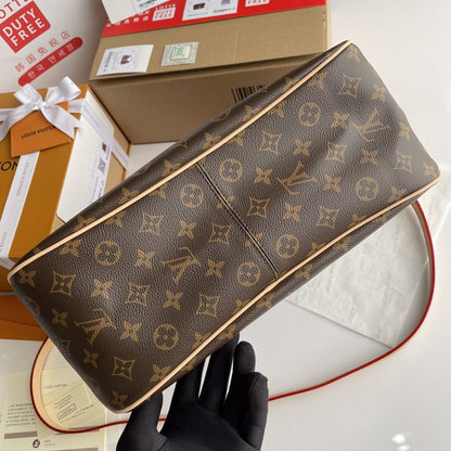 LV Delightful PM Monogram Canvas Natural For Women,  Shoulder Bags 33cm LV M40352