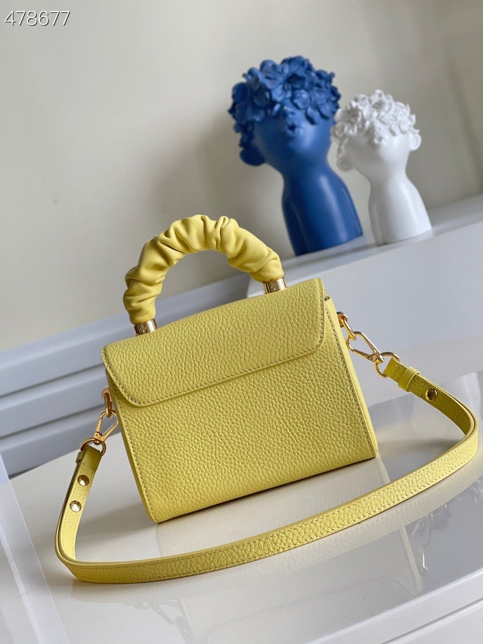 LV Twist PM Ginger Yellow For Women, Women’s Handbags, Shoulder And Crossbody Bags 7.1in/18cm LV M58571