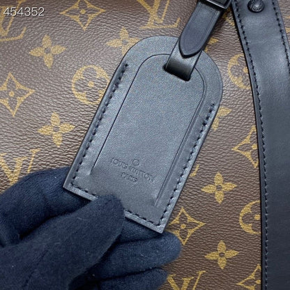 LV X Virgil Abloh Keepall Bandouliere 50 Monogram Canvas For Men, Bags 19.7in/50cm LV M45616