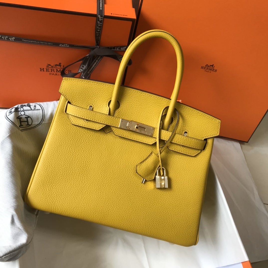 HM Birkin Lime Epsom With Gold Toned Hardware Bag For Women, Handbags, Shoulder Bags 30cm/12in