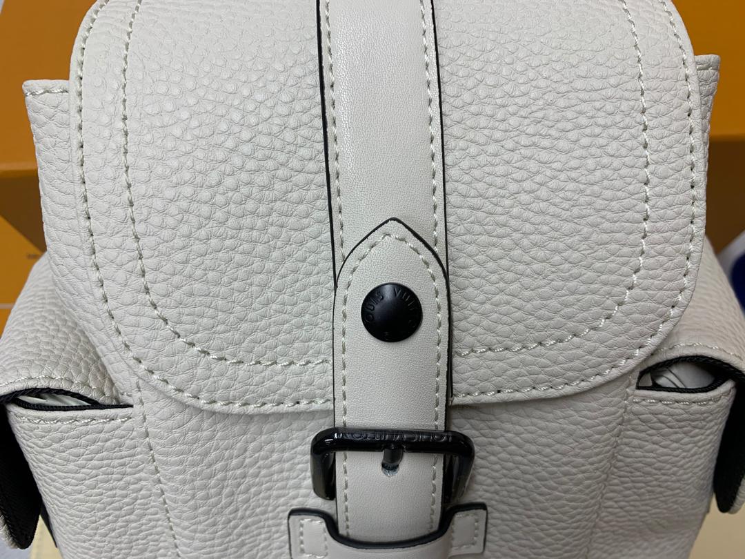 LV Christopher XS Taurillon White For Men, Bags, Shoulder And Crossbody Bags 7.7in/19.5cm LV