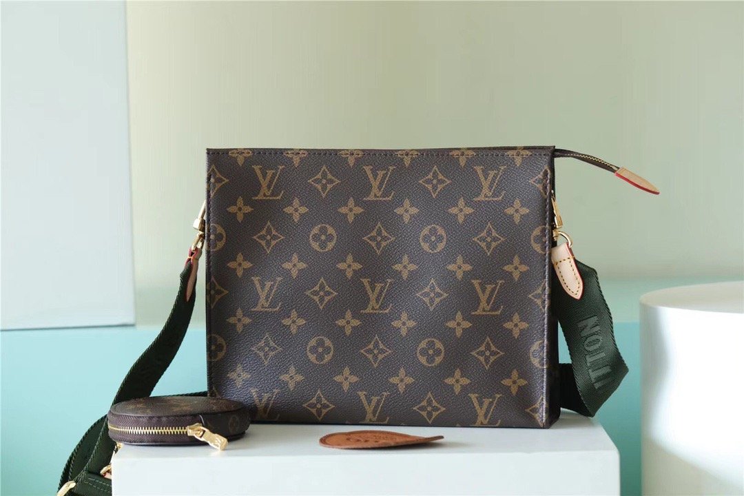 LV Pochette Double Monogram Canvas For Women, Women’s Bags, Shoulder And Crossbody Bags 10.2in/26cm LV