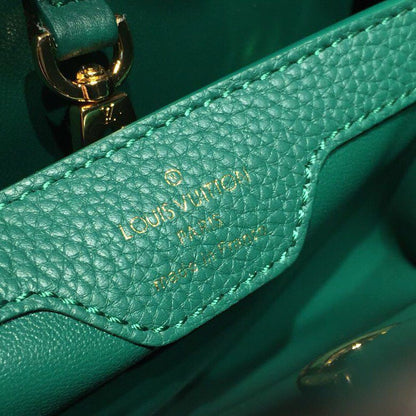 LV Capucines BB Taurillon And Python Green For Women,  Shoulder And Crossbody Bags 10.6in/27cm LV