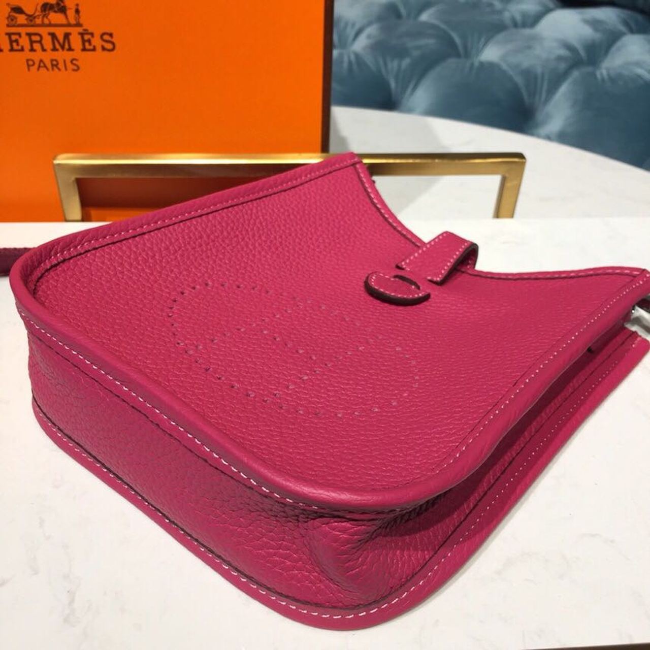 HM Evelyne II TPM Bag Hot Pink For Women Silver Toned Hardware 7.9in/20cm