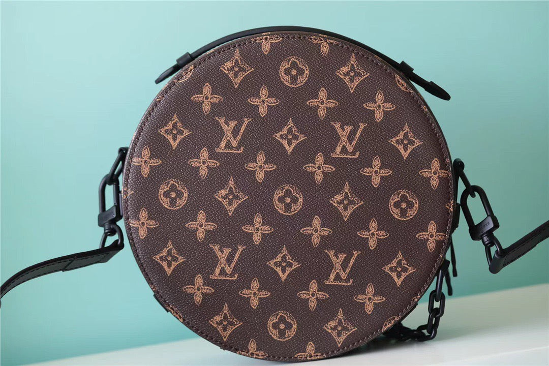 LV Wheel Box Monogram Canvas For Women, Women’s Handbags, Shoulder Bags And Crossbody Bags 9.1in/23cm LV M59706 