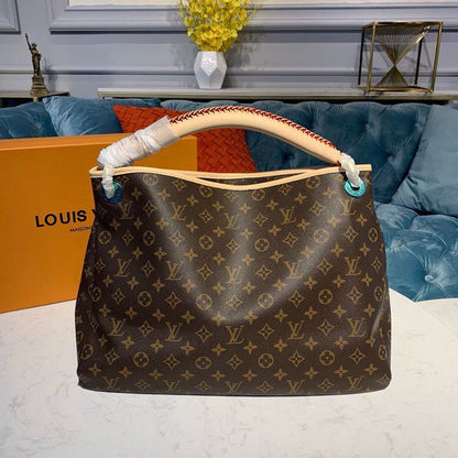 LV Artsy MM Monogram Canvas For Women, Women’s Handbags 16.1in/41cm LV M44869