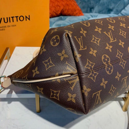 LV Turenne MM Bag 38cm Monogram Canvas Spring/Summer Collection M48814, Beige