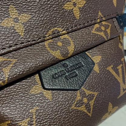 LV Palm Springs Mini Backpack Bag 22cm Monogram Canvas Spring/Summer Collection M41562, Brown