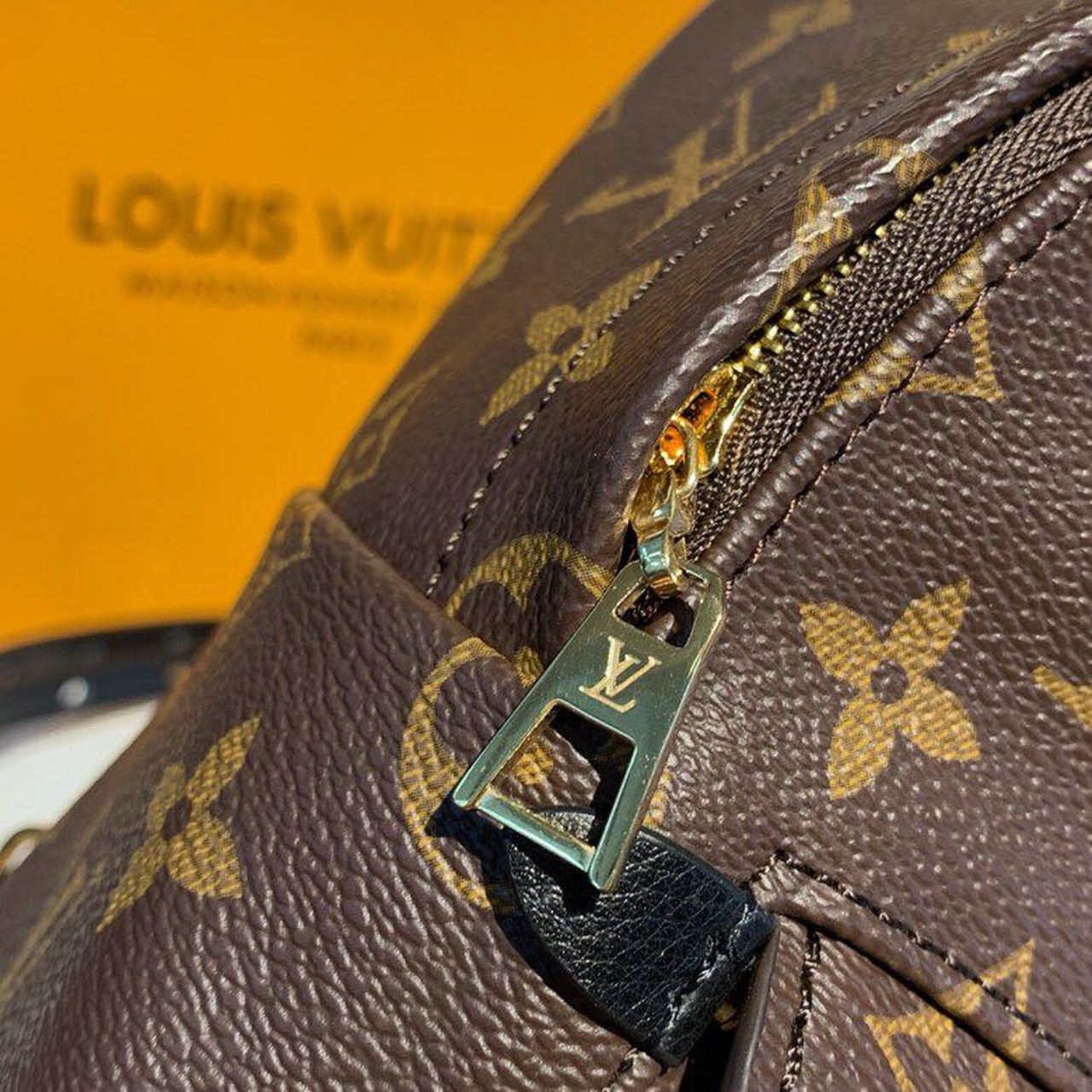 LV Palm Springs Mini Backpack Bag 22cm Monogram Canvas Spring/Summer Collection M41562, Brown