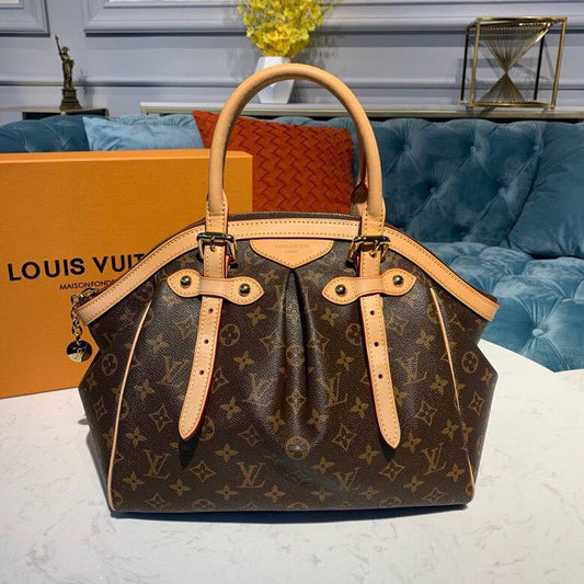 LV Tivoli Tote Bag Monogram Canvas For Women,  Shoulder Bags 18.1in/46cm LV M40144