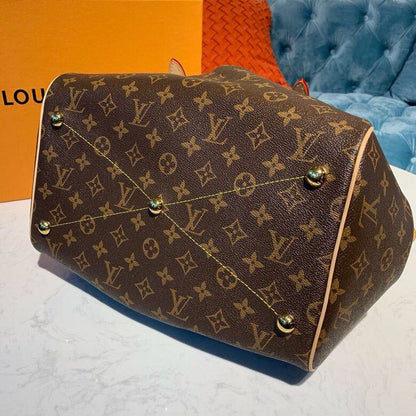 LV Tivoli Tote Bag Monogram Canvas For Women,  Shoulder Bags 18.1in/46cm LV M40144