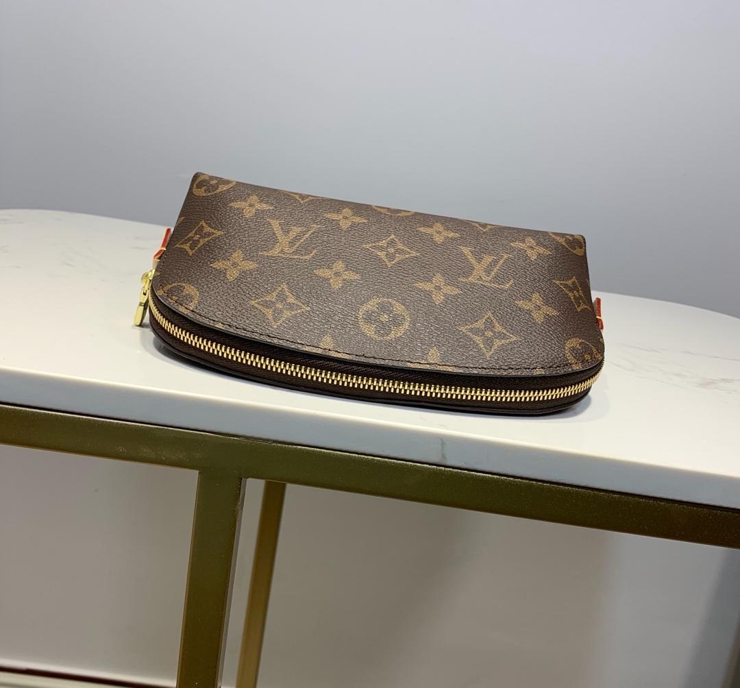 LV Cosmetic Pouch PM Monogram Canvas For Women, WoBags 7.5in/19cm LV M47515