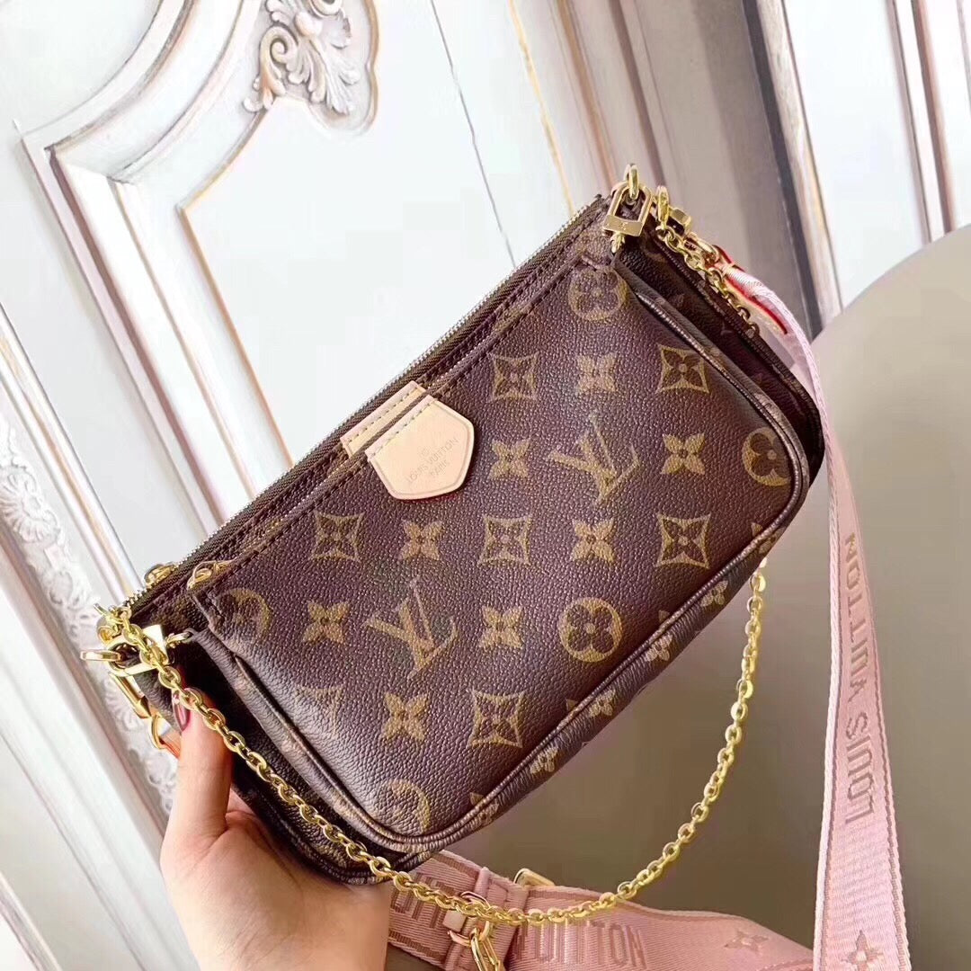 LV Multi Pochette Accessoires Monogram Canvas For Women,  Shoulder And Crossbody Bags 24cm LV M44840