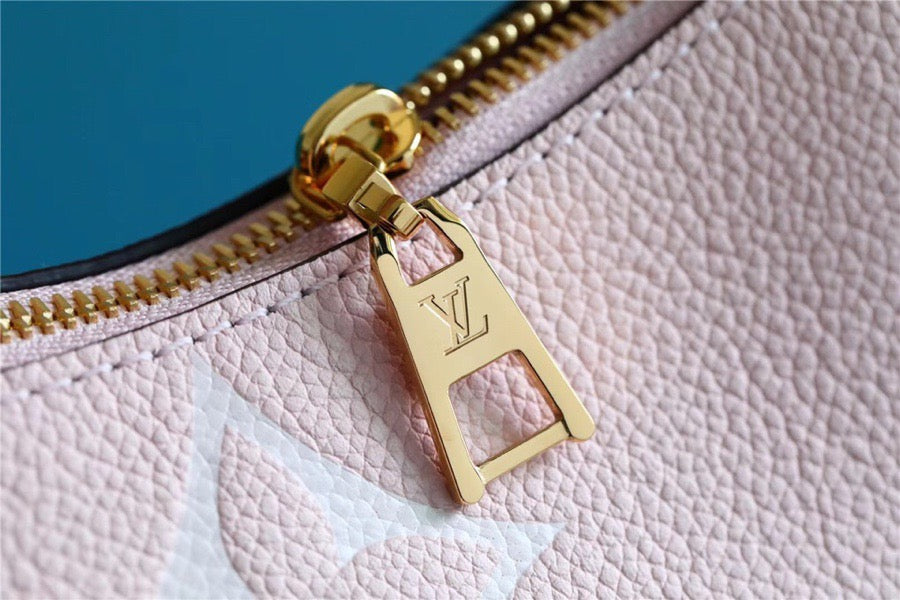 LV Neverfull MM Monogram Canvas Rose Pink For Women,  Shoulder and Crossbody Bags 9.4in/24cm LV