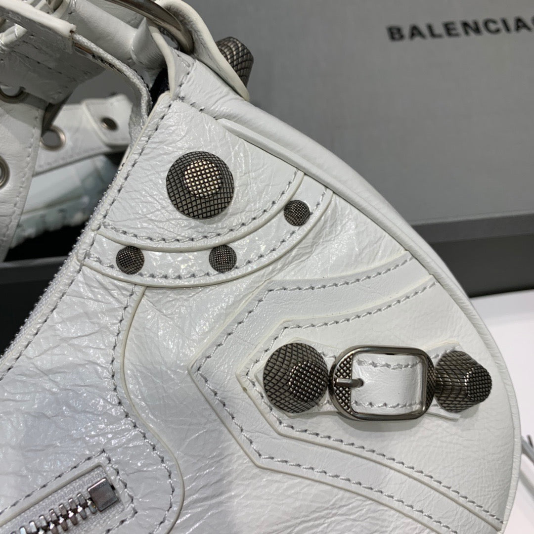 Balen Le Cagole XS Shoulder Bag In White, For Women,  Bags 13in/33cm