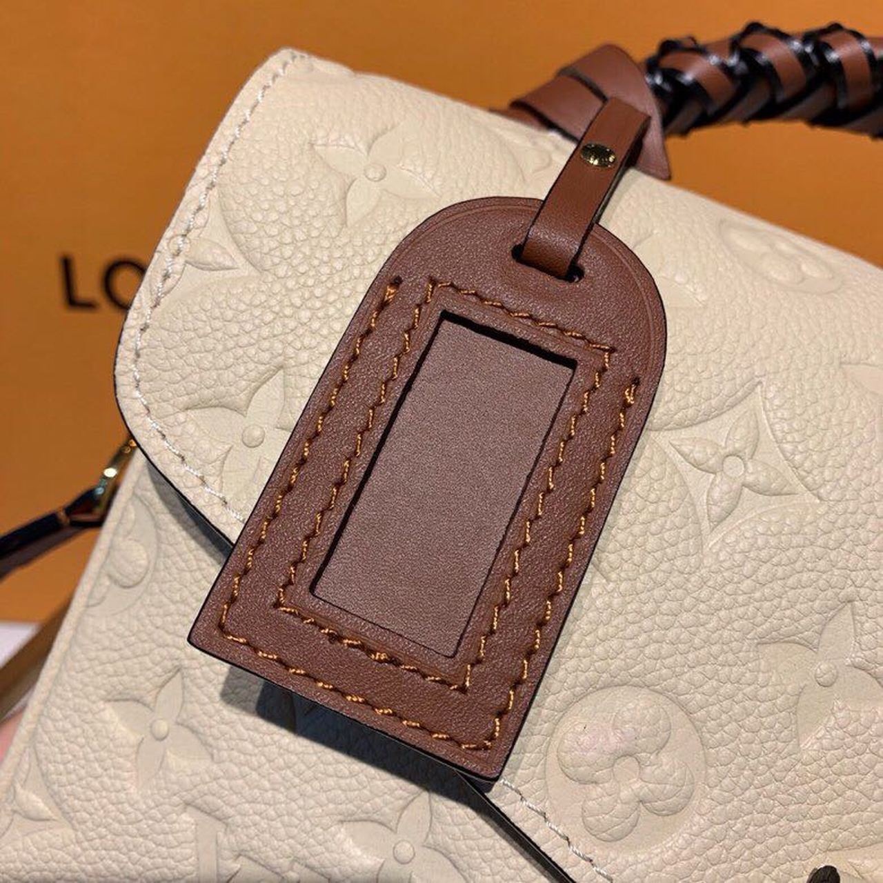 LV Pochette Metis Monogram Empreinte Creme Beige/Caramel For Women,  Shoulder And Crossbody Bags 9.8in/25cm LV M53940