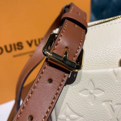 LV Speedy Bandouliere 25 Monogram Empreinte Creme For Women,  Shoulder And Crossbody Bags 9.8in/25cm LV M44736