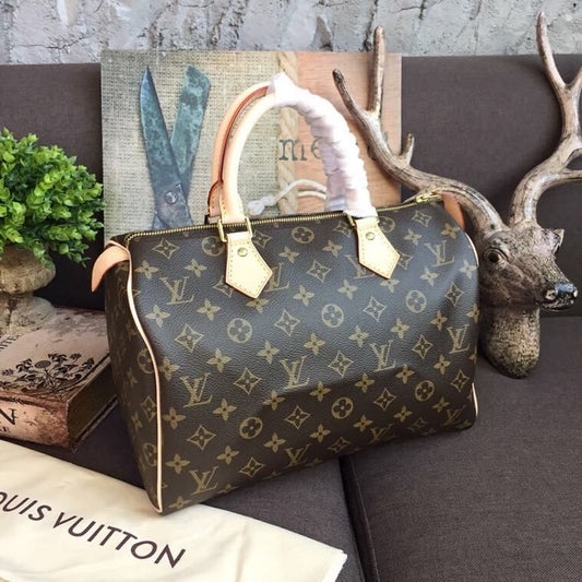 LV Speedy 30 Monogram Canvas For Women, Women’s Handbags 11.8in/30cm LV M41108