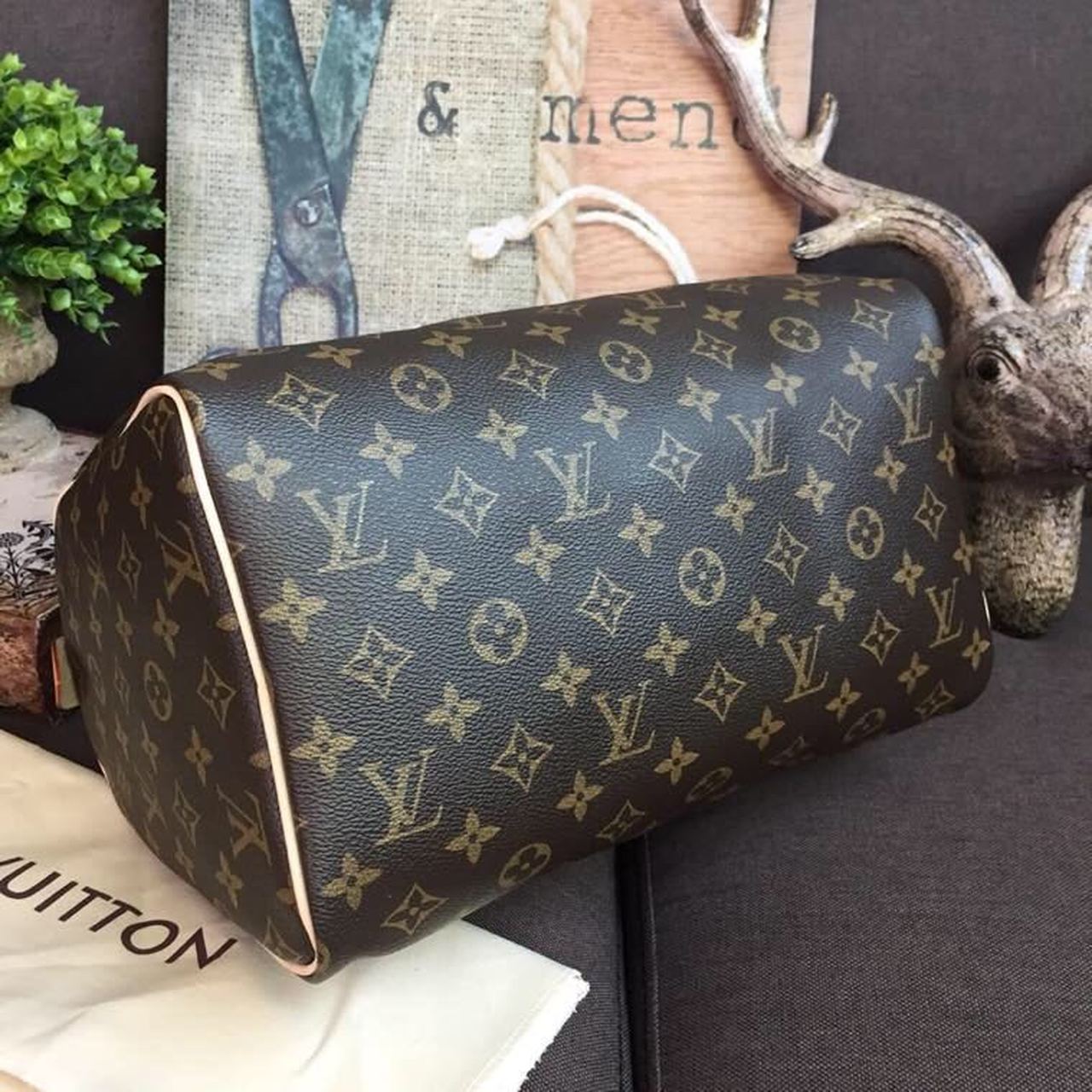 LV Speedy 30 Monogram Canvas For Women, Women’s Handbags 11.8in/30cm LV M41108