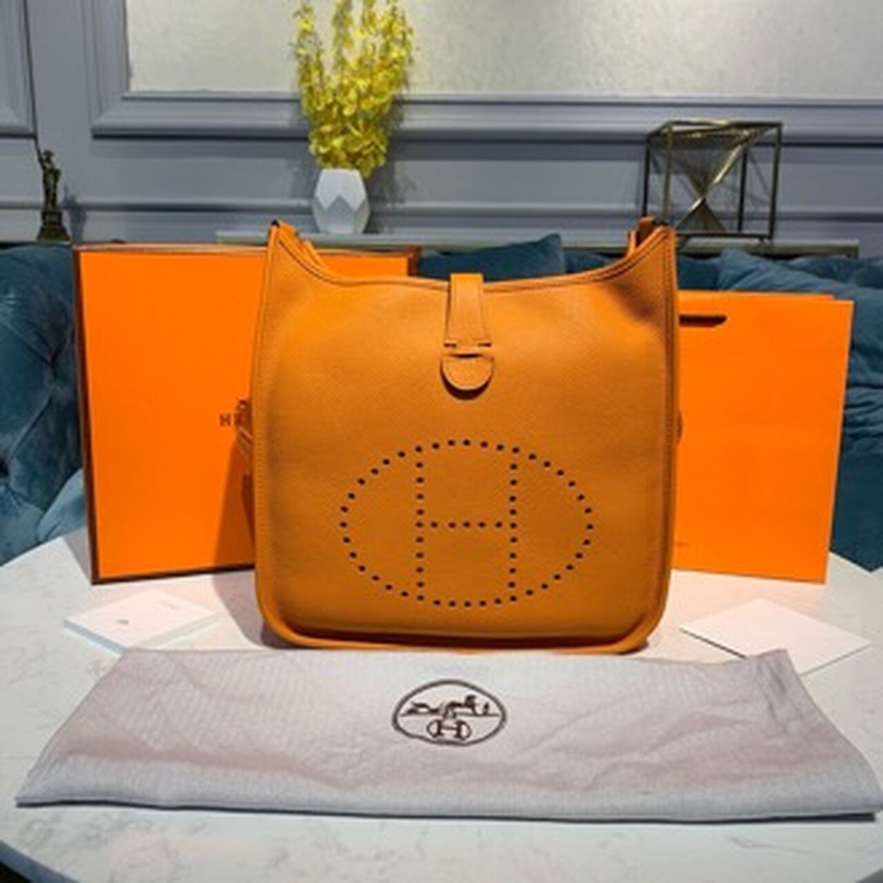 HM Evelyne III GM Bag Orange For Women 11.8in/30cm