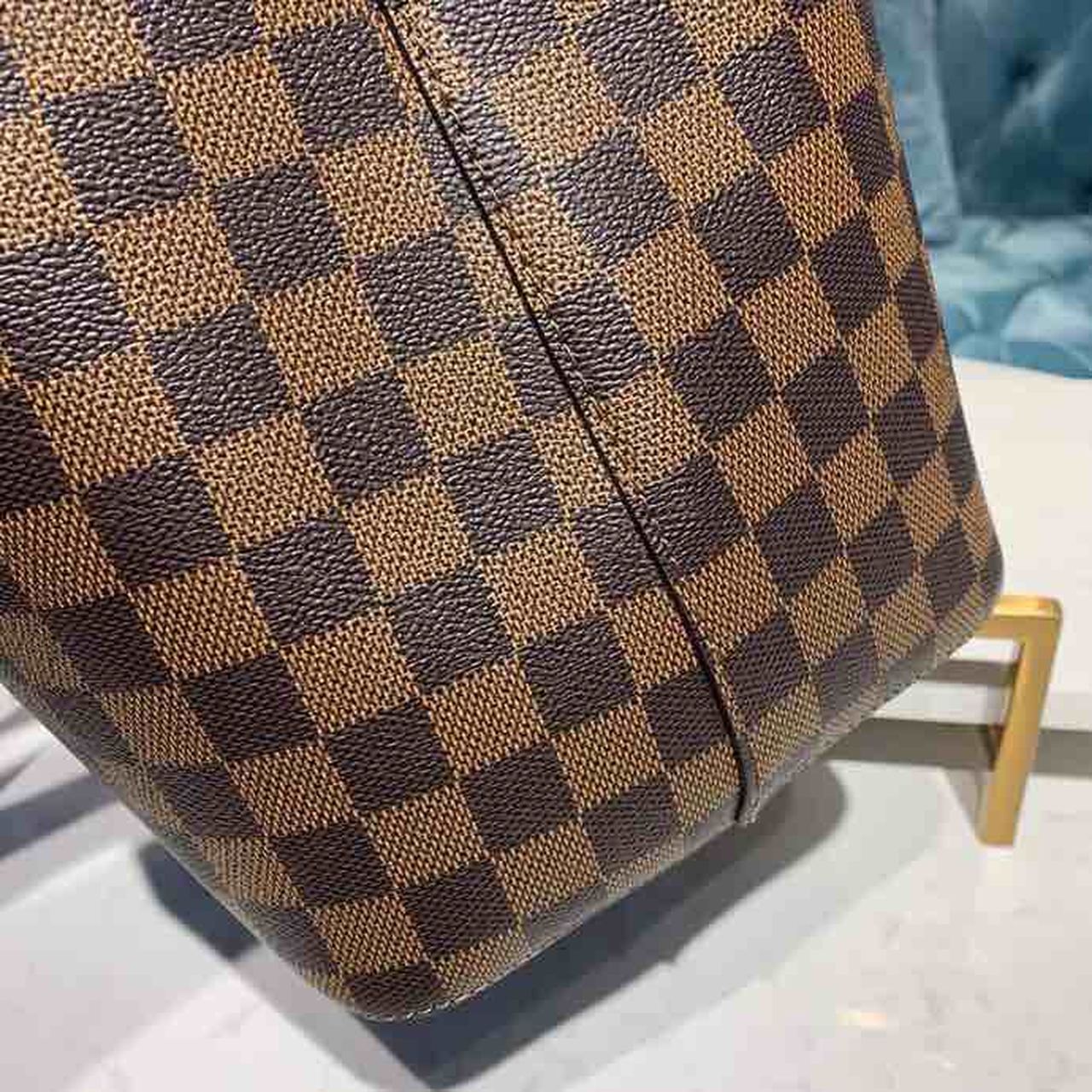 LV Neo Noe BB Bucket Bag 26cm Damier Ebene Canvas Spring/Summer Collection N40214, Cherry Berry