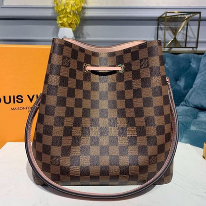 LV Neo Noe BB Bucket Bag 26cm Damier Ebene Canvas Spring/Summer Collection N40198, Venus