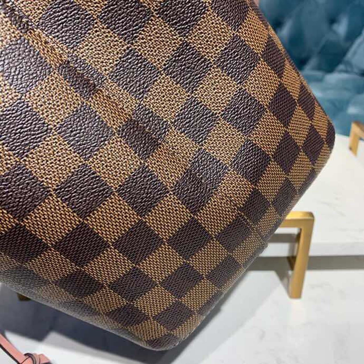 LV Neo Noe BB Bucket Bag 26cm Damier Ebene Canvas Spring/Summer Collection N40198, Venus