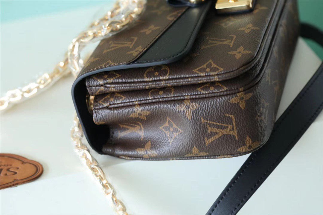 LV Marceau Monogram Canvas Black For Women,  Shoulder and Crossbody Bags 9.6in/24.5cm LV M46126