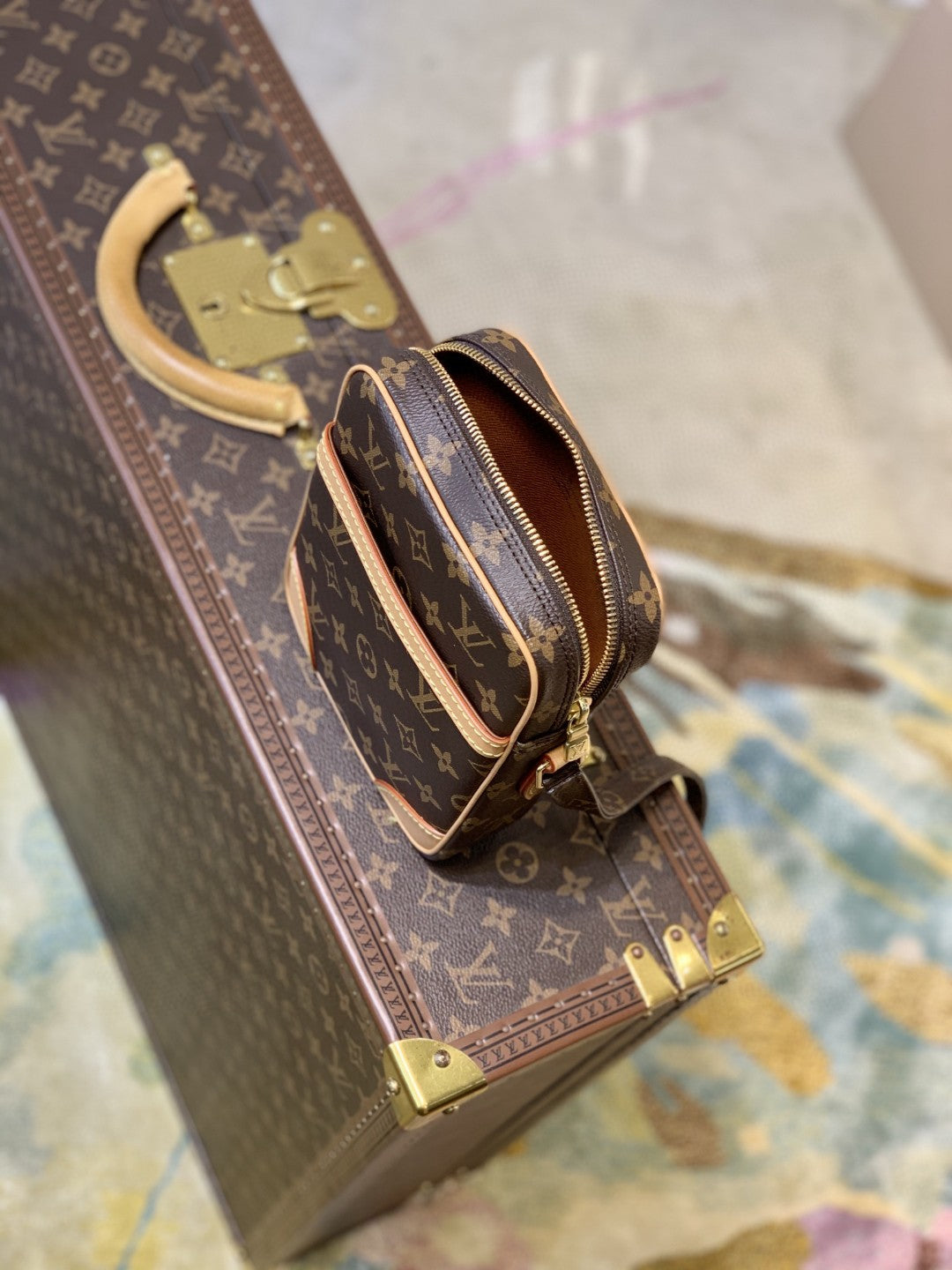 LV Danube Monogram Canvas For Women, Women’s Bags, Shoulder Bags 8.3in/21cm LV M45266