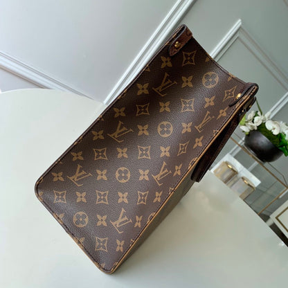 LV OnTheGo MM Monogram And Monogram Reverse Canvas For Women,  Shoulder Bags 13.8in/35cm LV M45321