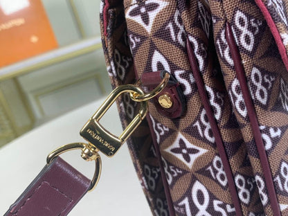 LV Pochette Metis MM Jacquard Since 1854 Brown For Women,  Shoulder And Crossbody Bags 9.8in/25cm LV