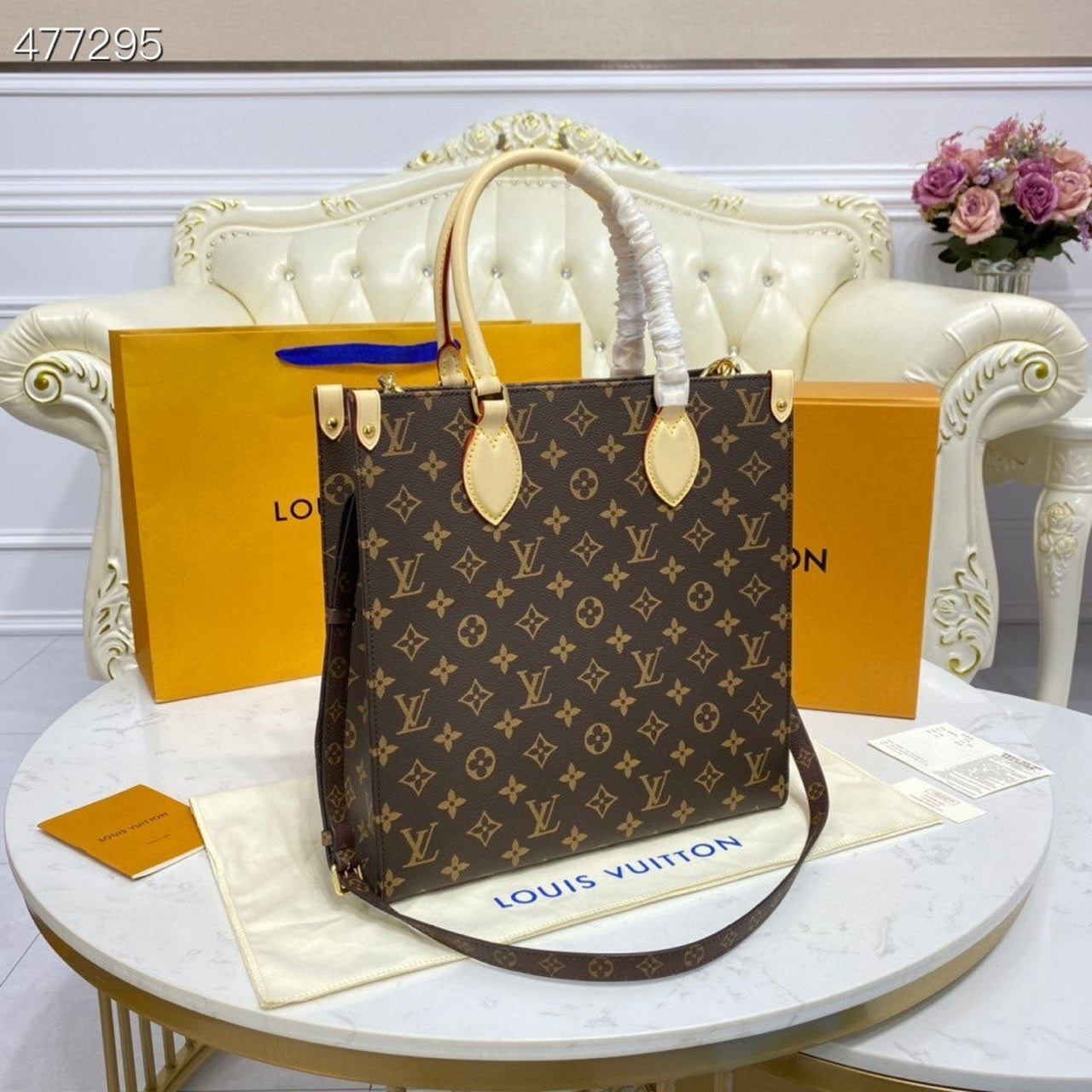 LV Sac Plat PM Monogram Canvas For Women, Women’s Handbags, Shoulder And Crossbody Bags 11.8in/30cm LV M45848