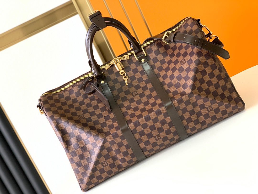 LV LuGucciage Bag Damier 50cm Brown