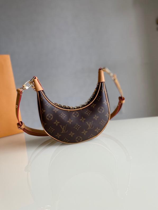 LV Loop Monogram Canvas For Women,  Shoulder And Crossbody Bags 9.1in/23cm LV M81098