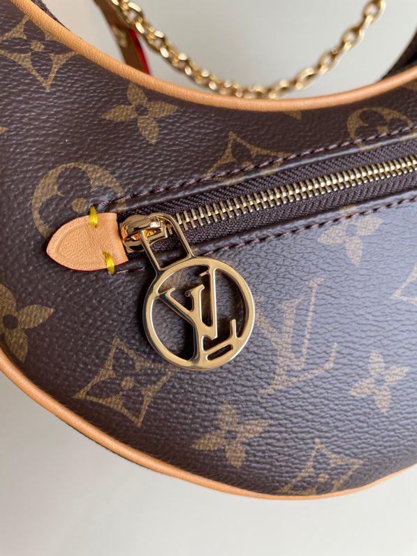 LV Loop Monogram Canvas For Women,  Shoulder And Crossbody Bags 9.1in/23cm LV M81098