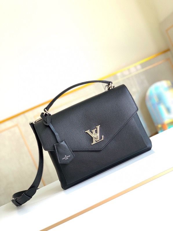 LV Mylockme Satchel Black For Women,  Shoulder And Crossbody Bags 11in/28cm LV M54849