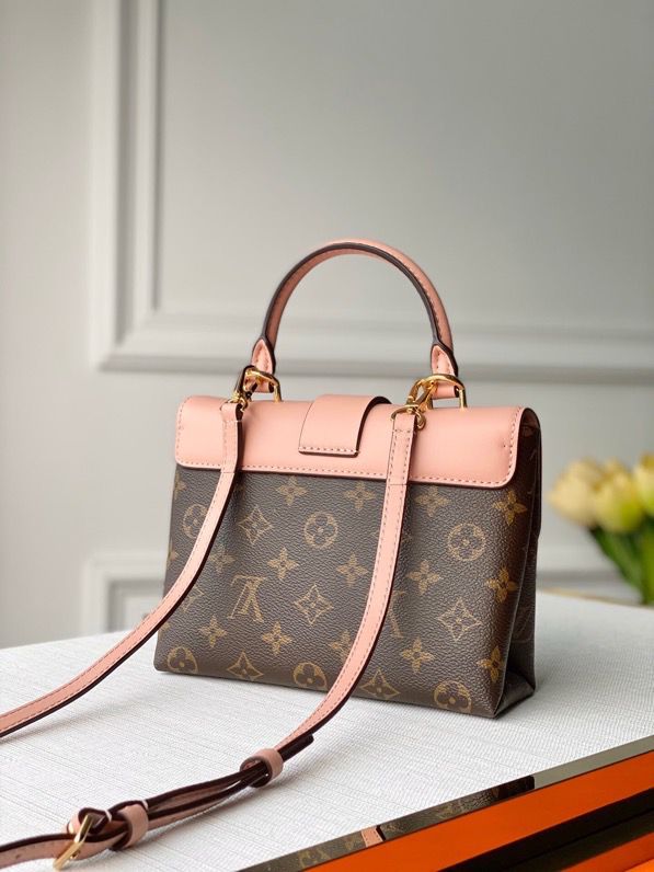 LV Locky BB Monogram Canvas Rose Poudre Pink For Women, Women’s Handbags, Shoulder And Crossbody Bags 7.9in/20cm LV M44080