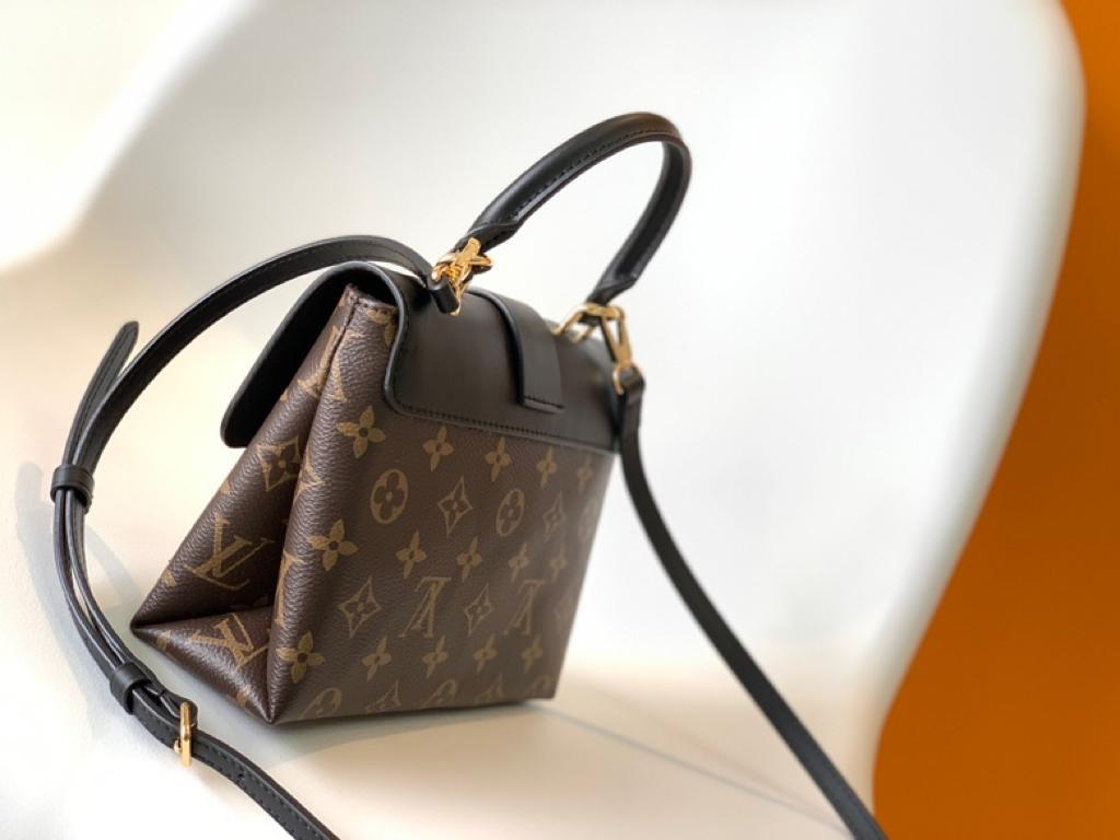 LV Locky BB Monogram Canvas Black For Women, Women’s Handbags, Shoulder And Crossbody Bags 7.9in/20cm LV M44141