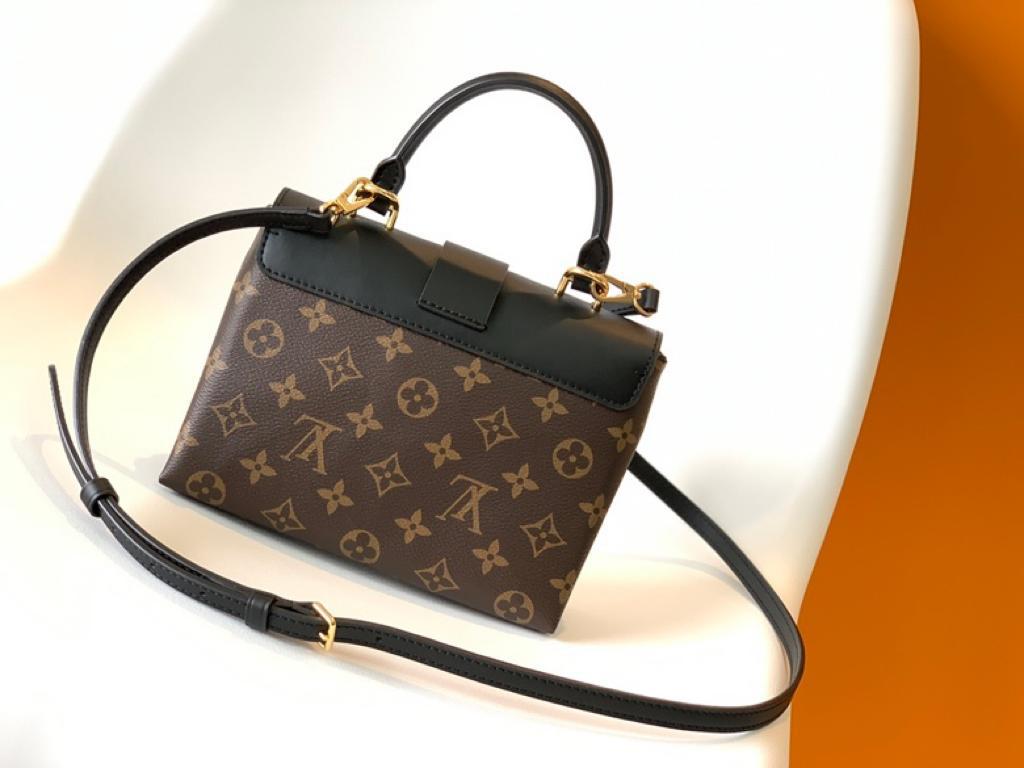 LV Locky BB Monogram Canvas Black For Women, Women’s Handbags, Shoulder And Crossbody Bags 7.9in/20cm LV M44141