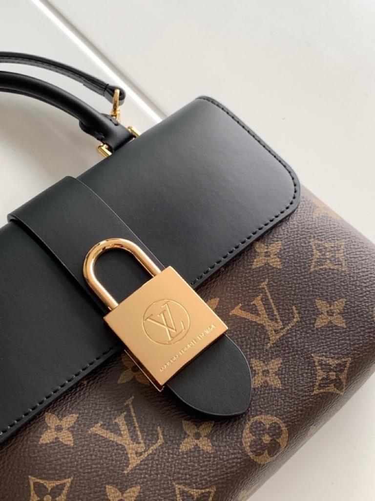 LV Locky BB Monogram Canvas Black For Women, Women’s Handbags, Shoulder And Crossbody Bags 7.9in/20cm LV M44141