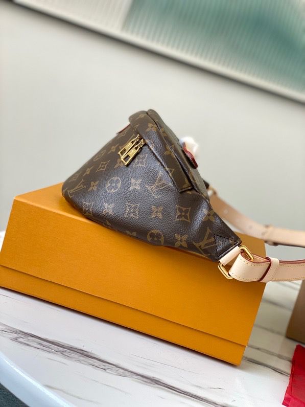 LV Bumbag 37cm Monogram Canvas Spring/Summer Collection, Brown