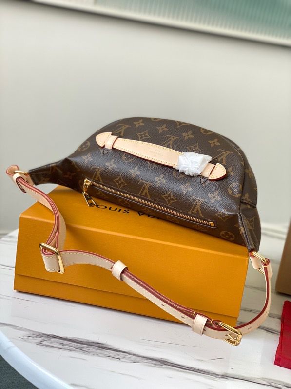 LV Bumbag 37cm Monogram Canvas Spring/Summer Collection, Brown