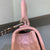 Balen Hourglass Mini Handbag With Chain In Light Pink, For Women,  Bags 4.7in/12cm
