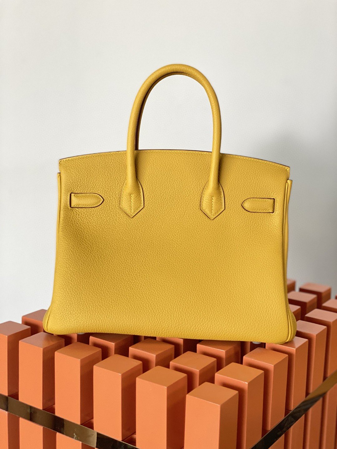 HM Birkin Nata Swift Yellow For Women Gold Toned Hardware 11.8in/30cm